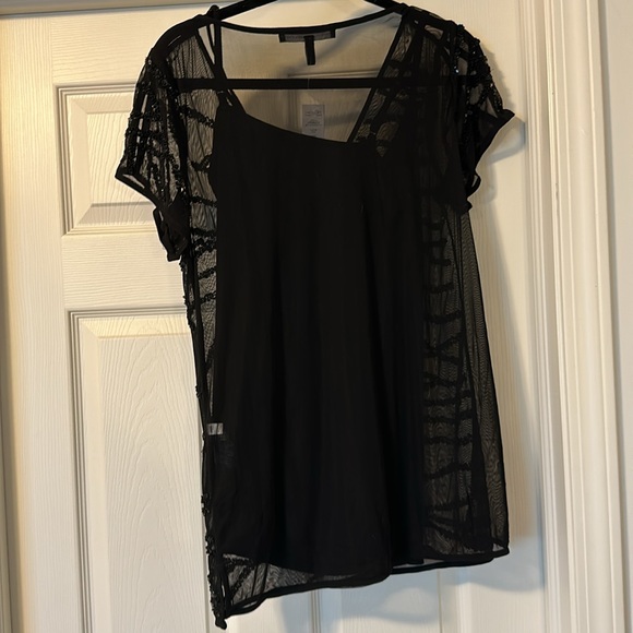 NWT, White House Black Market Size medium, Split sleeve OTT Tunic. - Picture 7 of 7